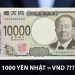 10000 Yên Nhật bằng bao nhiêu tiền Việt Nam