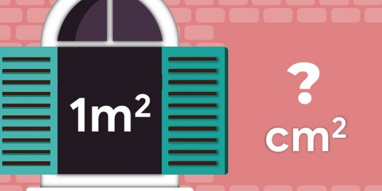 1 Mét vuông (m2) bằng bao nhiêu Cm vuông (cm2) - Cách quy đổi chuẩn xác