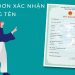 [ Tải về] Mẫu đơn xác nhận trùng tên – Mẫu đơn xin thay đổi tên