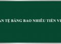 1 vạn tệ bằng bao nhiêu tiền Việt?