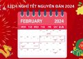 Đếm ngược tết 2024 | Lịch nghỉ Tết Nguyên Đán 2024 chính thức