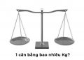 1 Cân bằng bao nhiêu Kg - 1Kg bằng bao nhiêu Gam, Tấn, Tạ, Yến