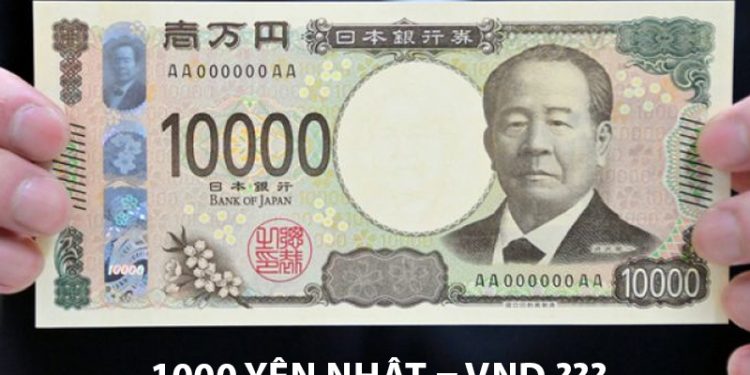 10000 Yên Nhật bằng bao nhiêu tiền Việt Nam
