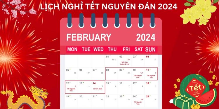 Đếm ngược tết 2024 | Lịch nghỉ Tết Nguyên Đán 2024 chính thức